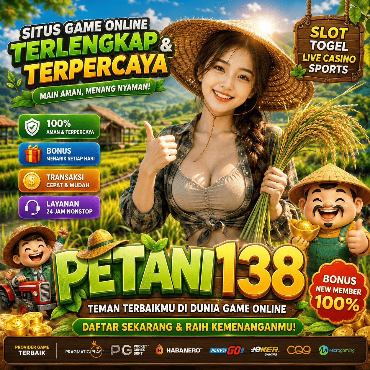 PETANI138 | Portal Pusat Hiburan Kreatif Terbaik Terpercaya